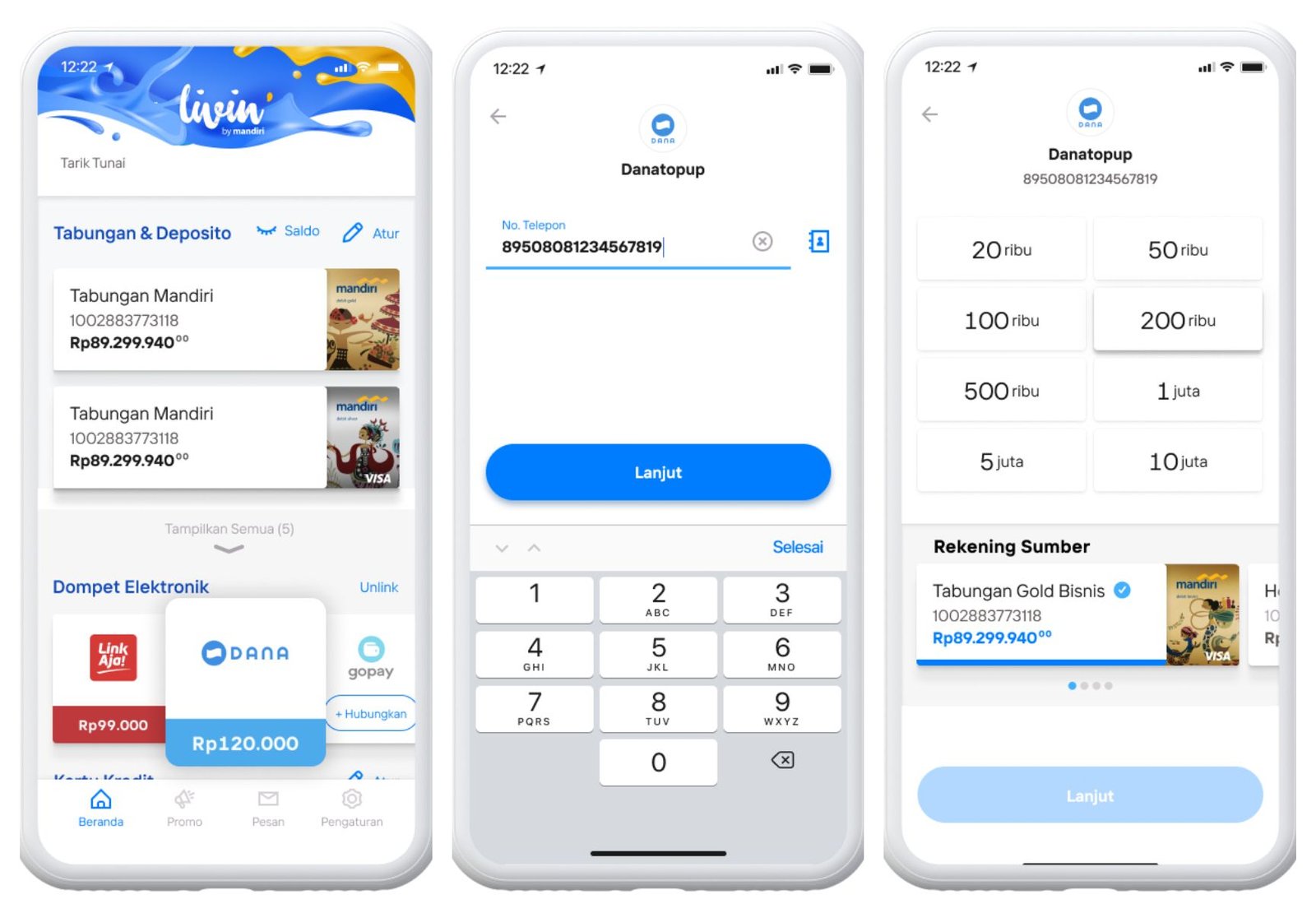 2 Cara Mudah Top Up DANA dari Mandiri: Biayanya Apa Saja?