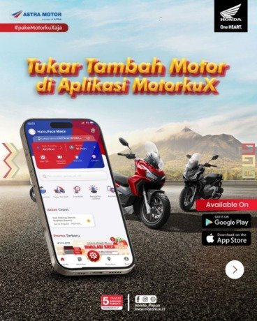 Tukar Tambahan Mudah Lewat Aplikasi Motorku X