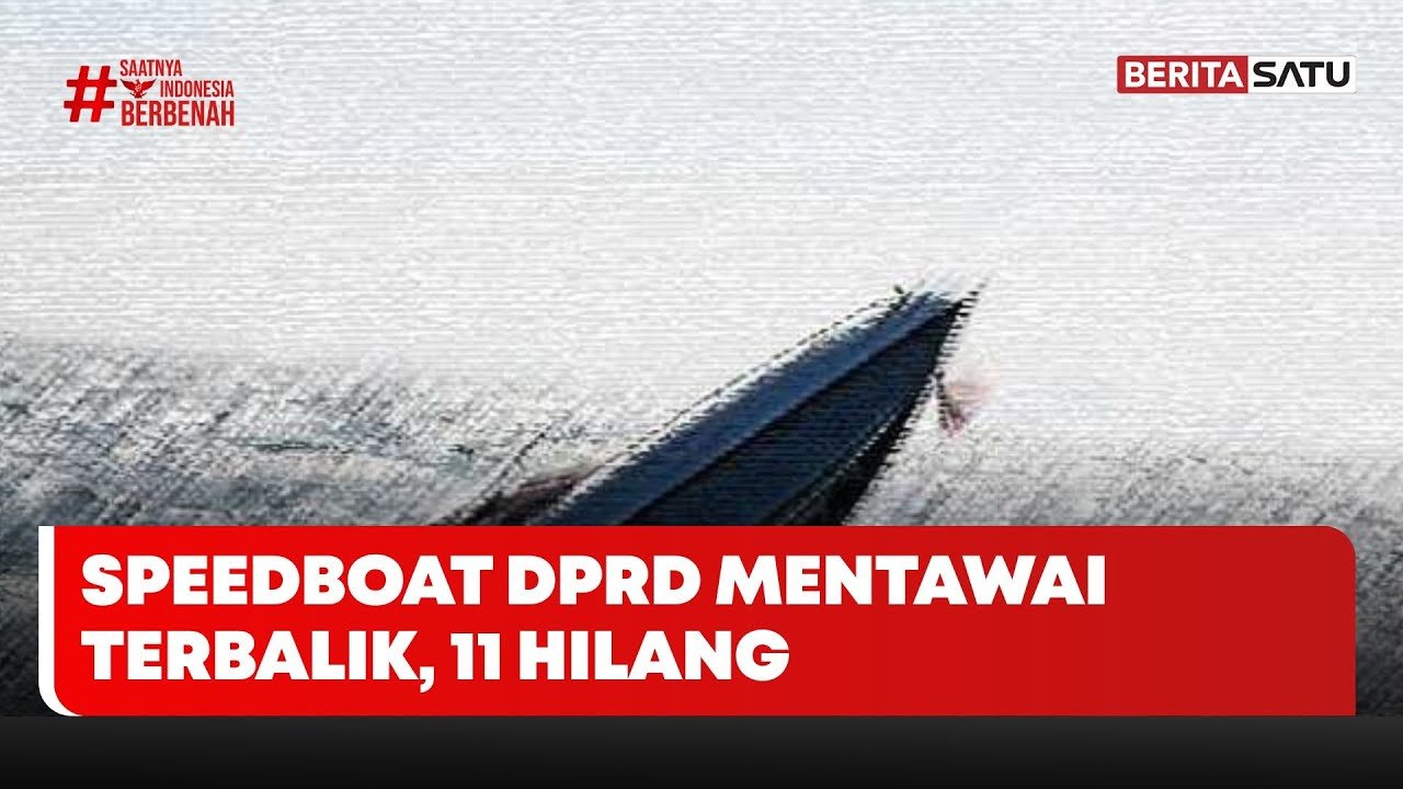 Perahu ASN dan DPRD Tenggelam di Selat Sipora, 11 Orang Hilang